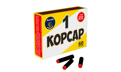  Петарды Корсар 1 в пленке  в Новоалександровске